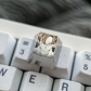 1U Titanium Alloy Artisan Keycaps Precision Pointillism for Mechanical Keyboard -Dragon Ball Vegeta / Goku